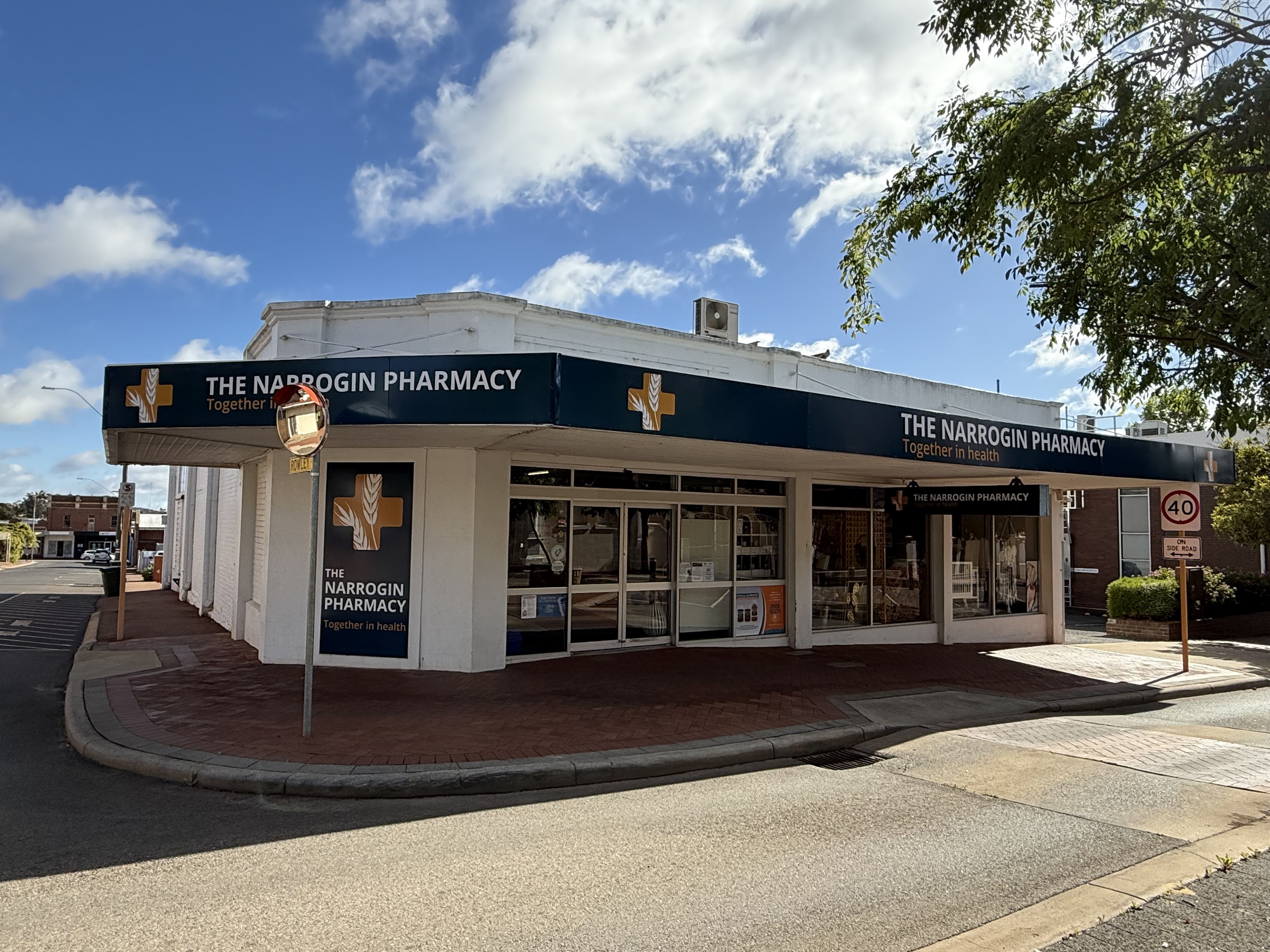The Narrogin Pharmacy building exterior